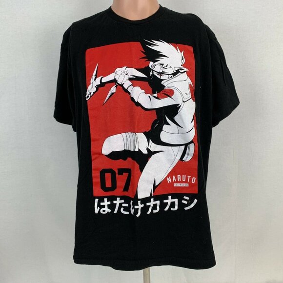 Naruto Shippuden Official T Shirt 2002MK - 2007SP Japanese Manga Anime Black XL - Picture 2 of 4